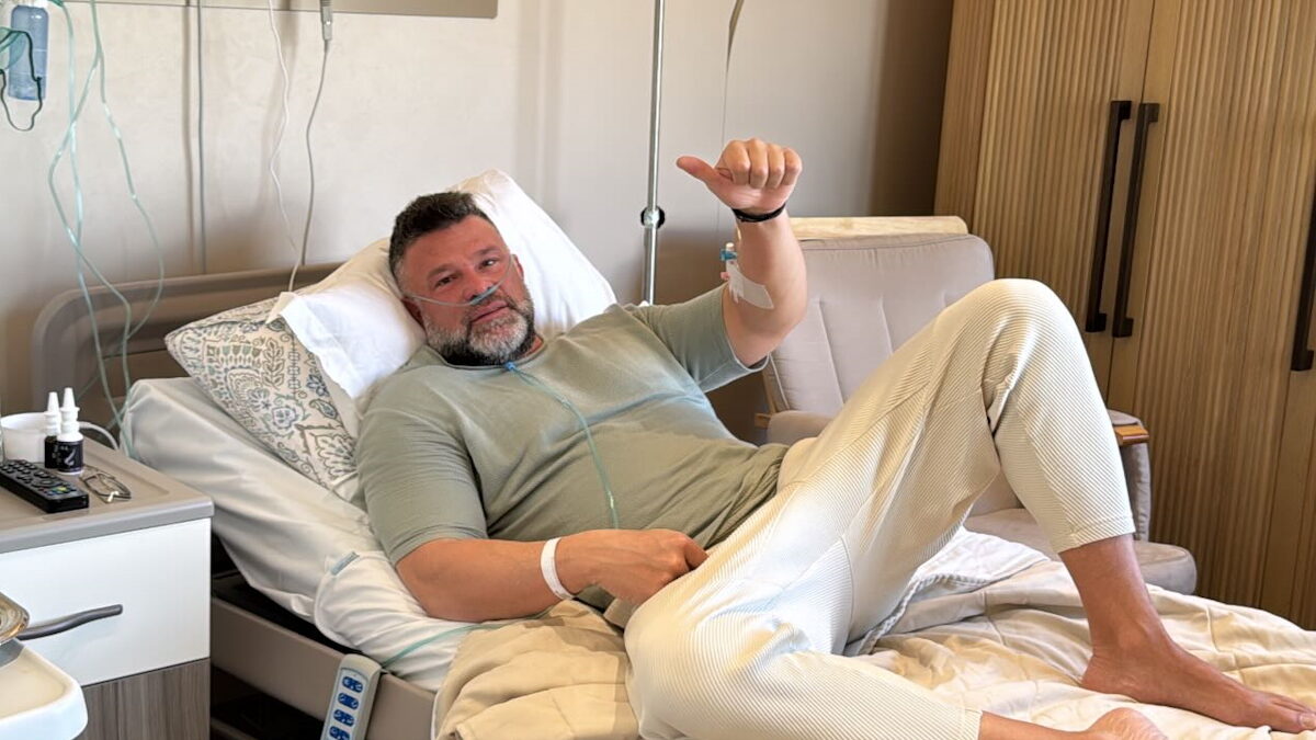 Ο Κώστας Σόμμερ στο νοσοκομείο