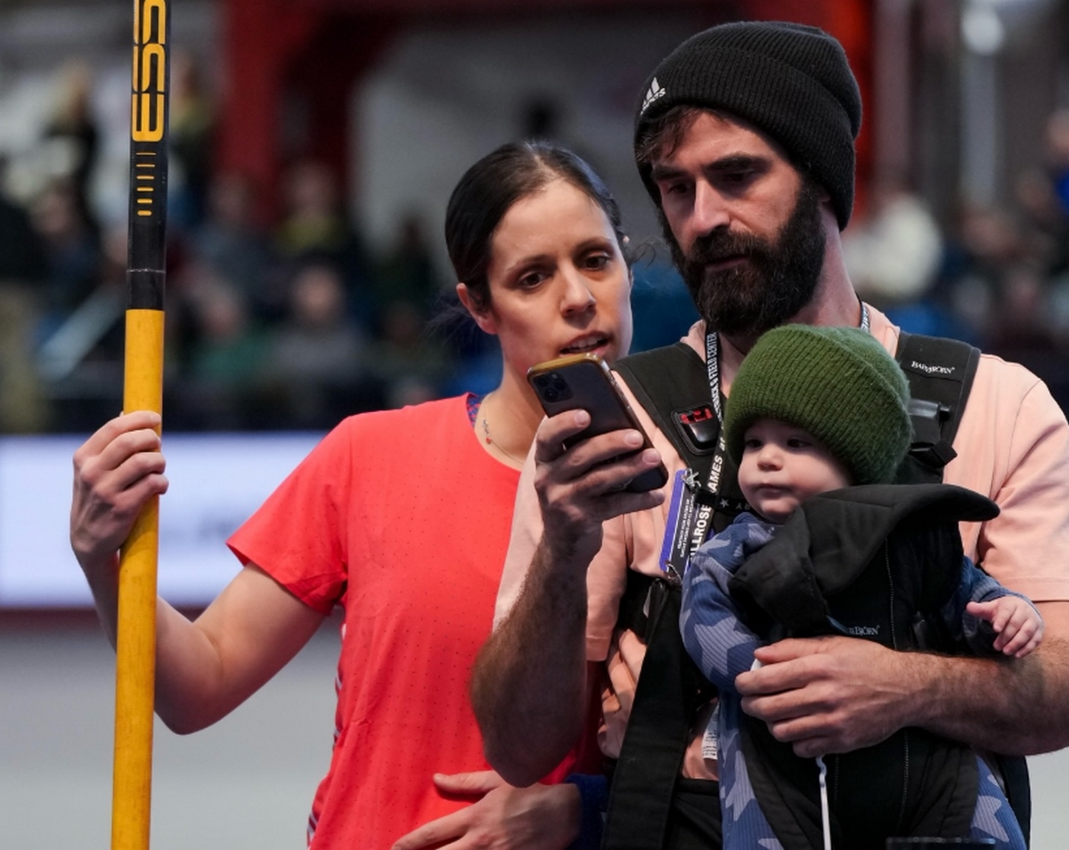 Η Κατερίνα Στεφανίδη επέστρεψε στην αγωνιστική δράση μαζί με το γιο της