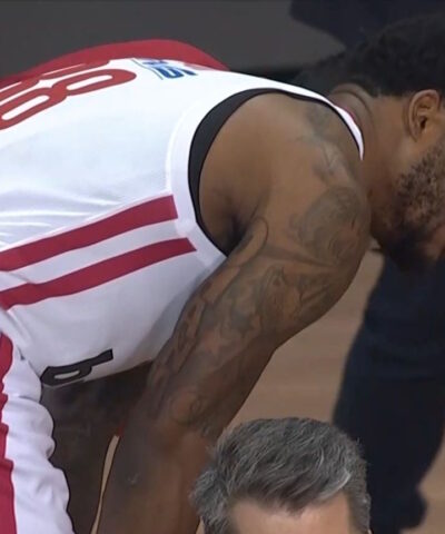 Ολυμπιακός – ΑΕΚ: Ανησυχία με Ταϊρίκ Τζόουνς, αποχώρησε κουτσαίνοντας από τον προημιτελικό Κυπέλλου και θα κάνει μαγνητική