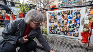 Συλλαλητήριο στη Λάρισα για τα Τέμπη