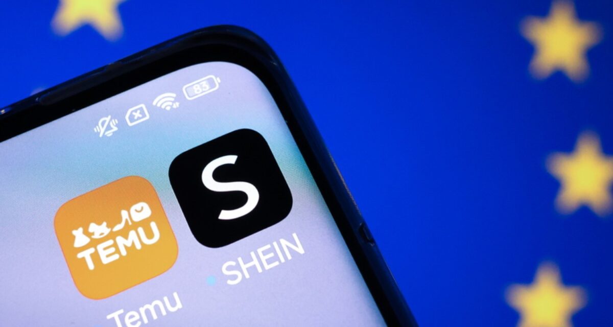 Λογότυπα Shein και Temu