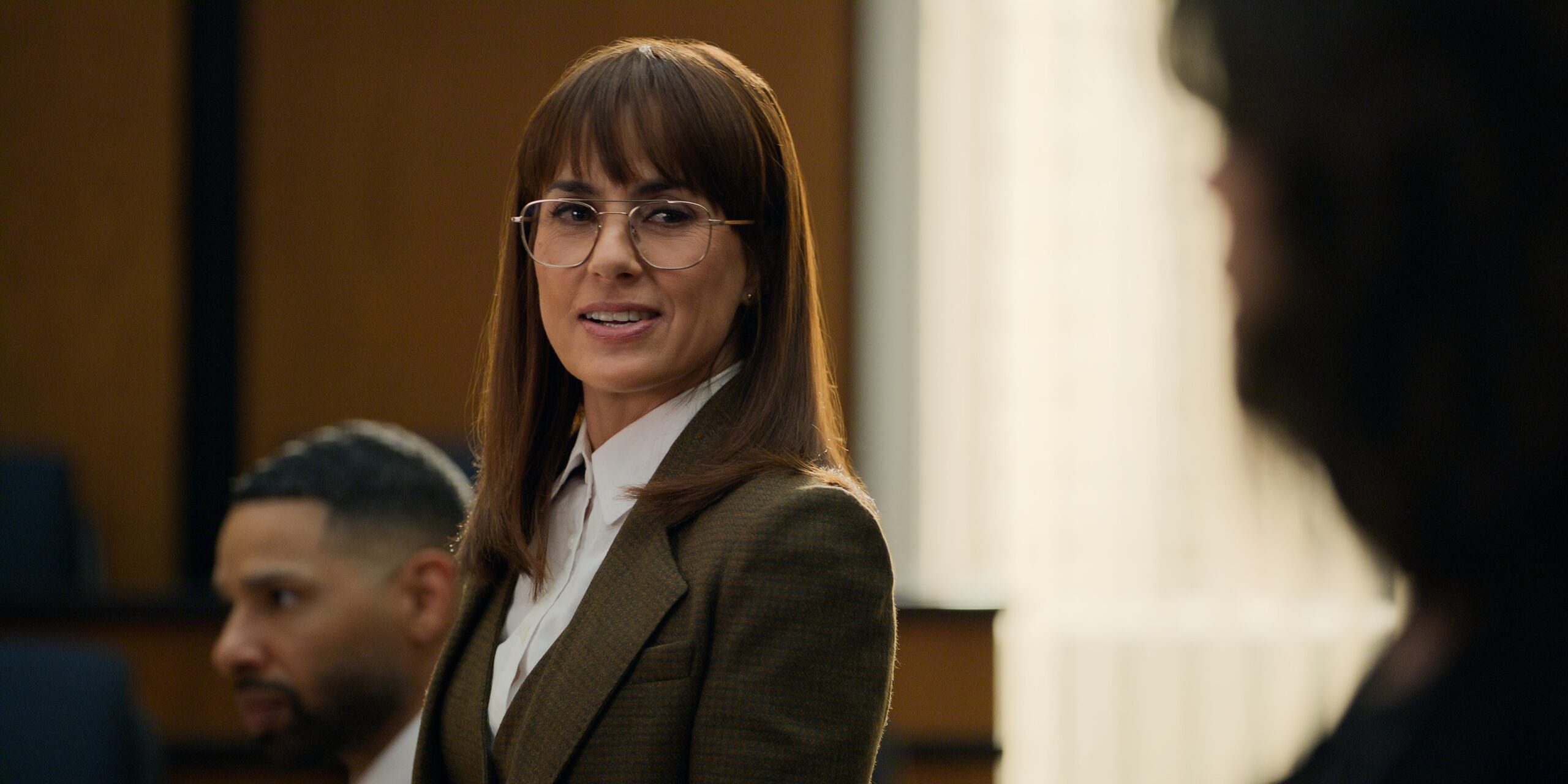 The Lincoln Lawyer. Constance Zimmer as Dana Berg in episode 406 of The Lincoln Lawyer. Cr. Courtesy of Netflix © 2025