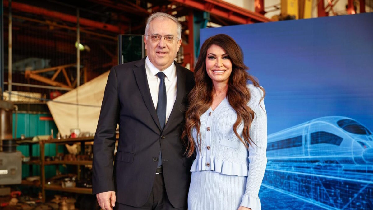 Τάκης Θεοδωρικάκος με την Kimberly Guilfοyle