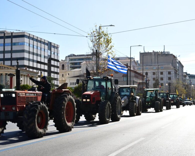 Τα τρακτέρ στην Αθήνα