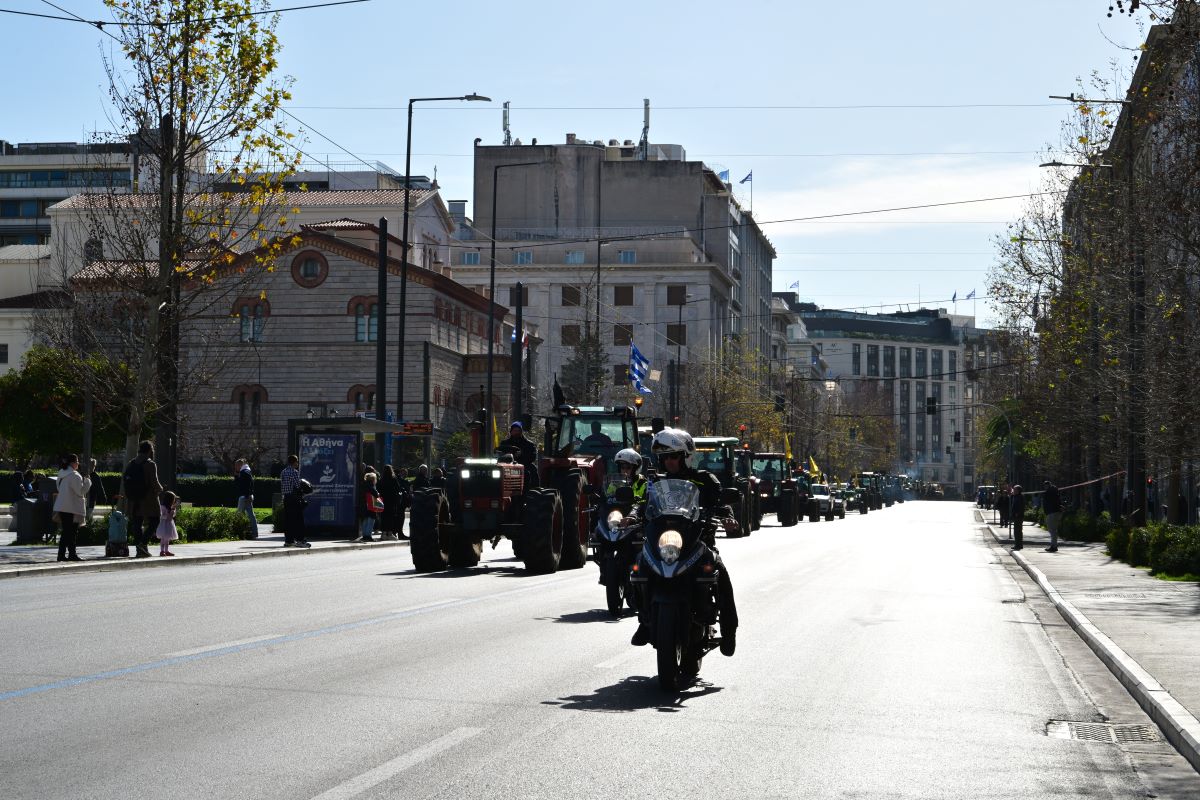 Οι αγρότες στην Αθήνα