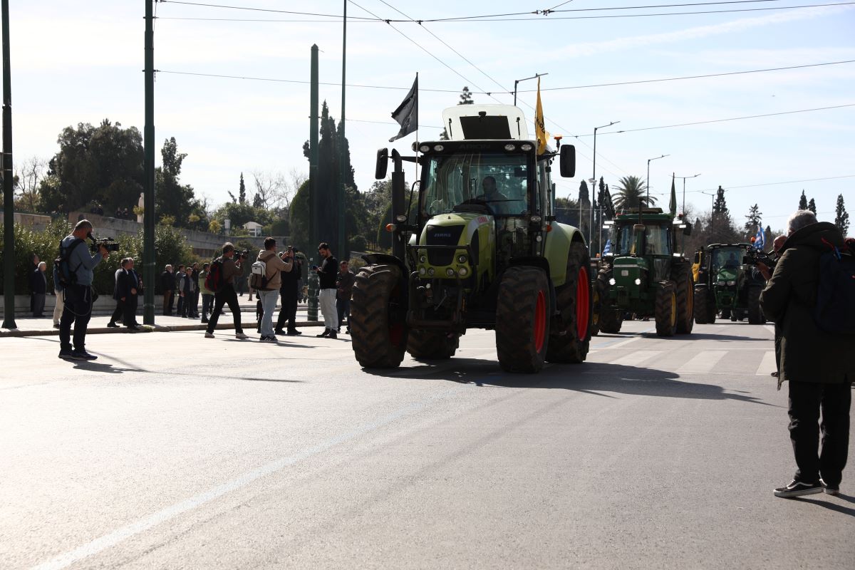 Οι αγρότες στην Αθήνα
