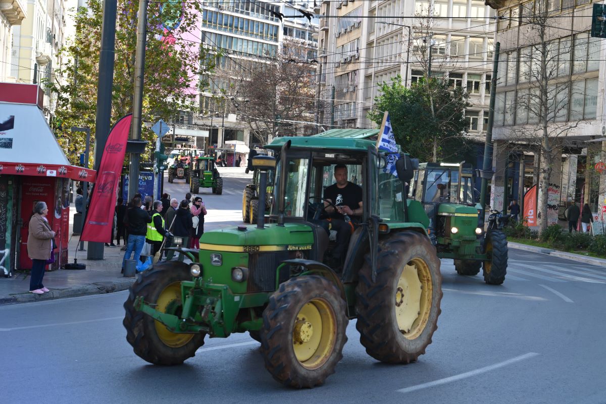 Οι αγρότες στην Αθήνα