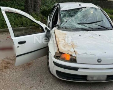 Τροχαίο δυστύχημα στη Λούτσα