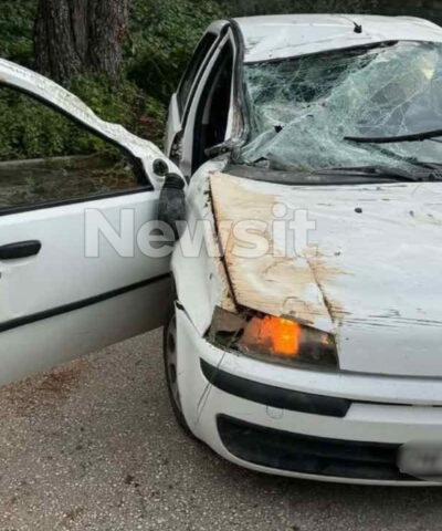 Τροχαίο δυστύχημα στη Λούτσα