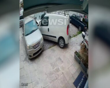 Θηβών: Βίντεο ντοκουμέντο από την τρελή πορεία του φορτηγού που προσέκρουσε 7 οχήματα