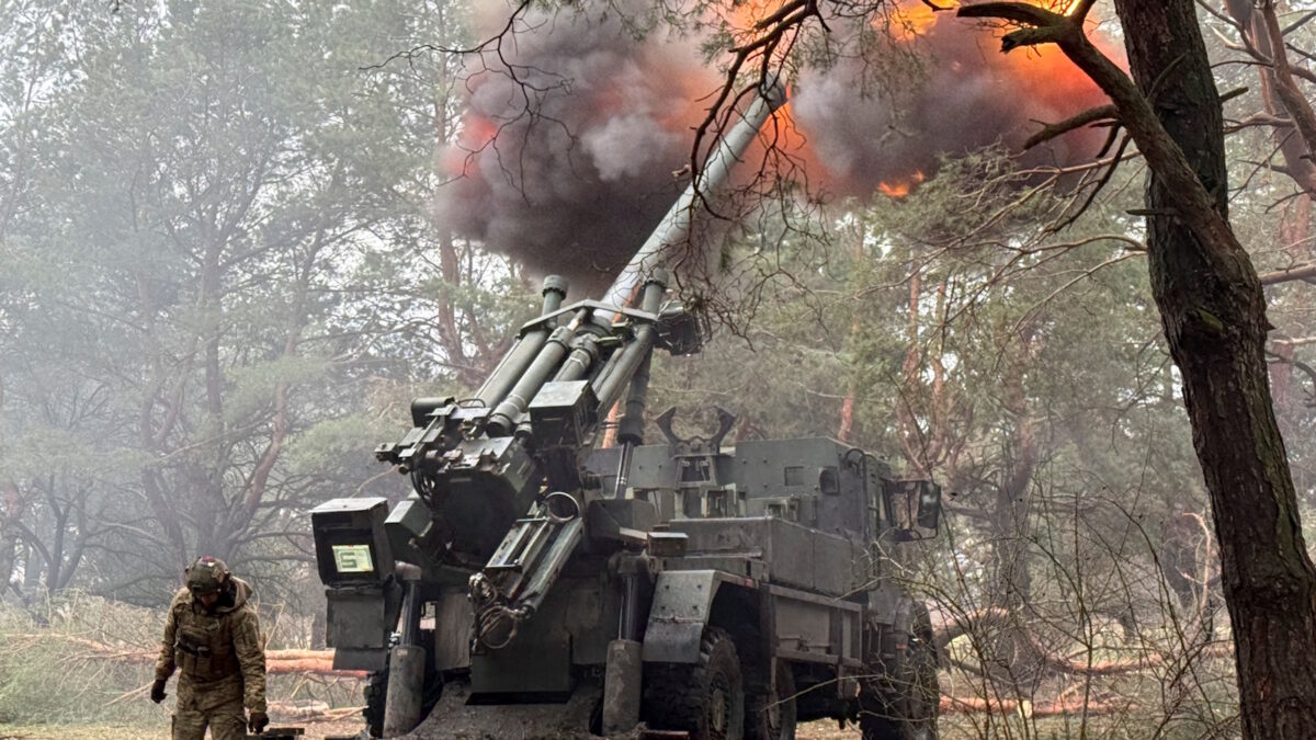 Ουκρανικό αυτοκινούημενο πυροβόλο τύπου Caesar