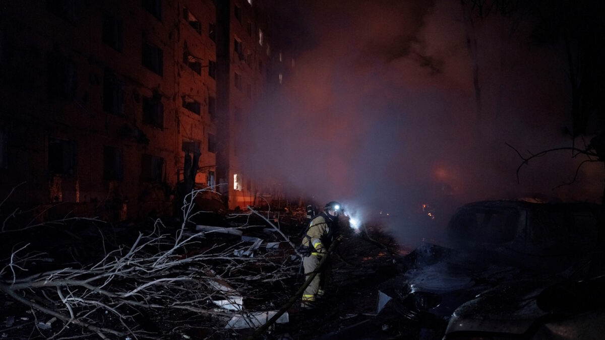 Ρωσική επίθεση στο Κραματόρσκ