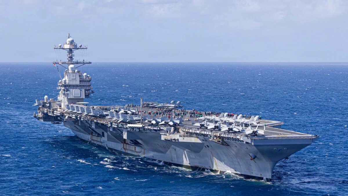 Το αεροπλανοφόρο USS Gerald R. Ford