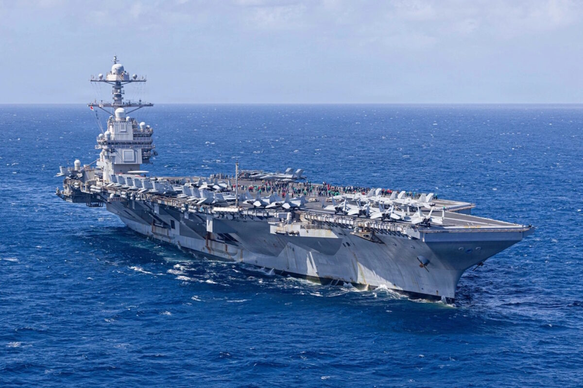 Το αεροπλανοφόρο USS Gerald R. Ford