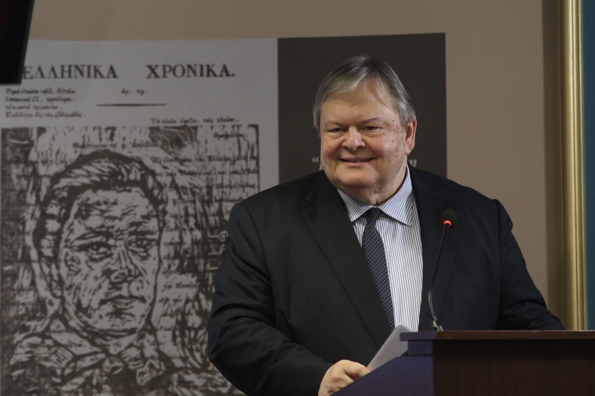 O Ευάγγελος Βενιζέλος