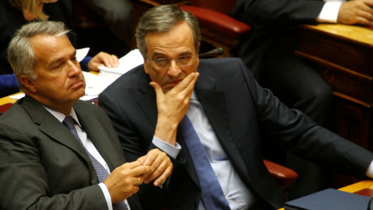 Μάκης Βορίδης και Αντώνης Σαμαράς