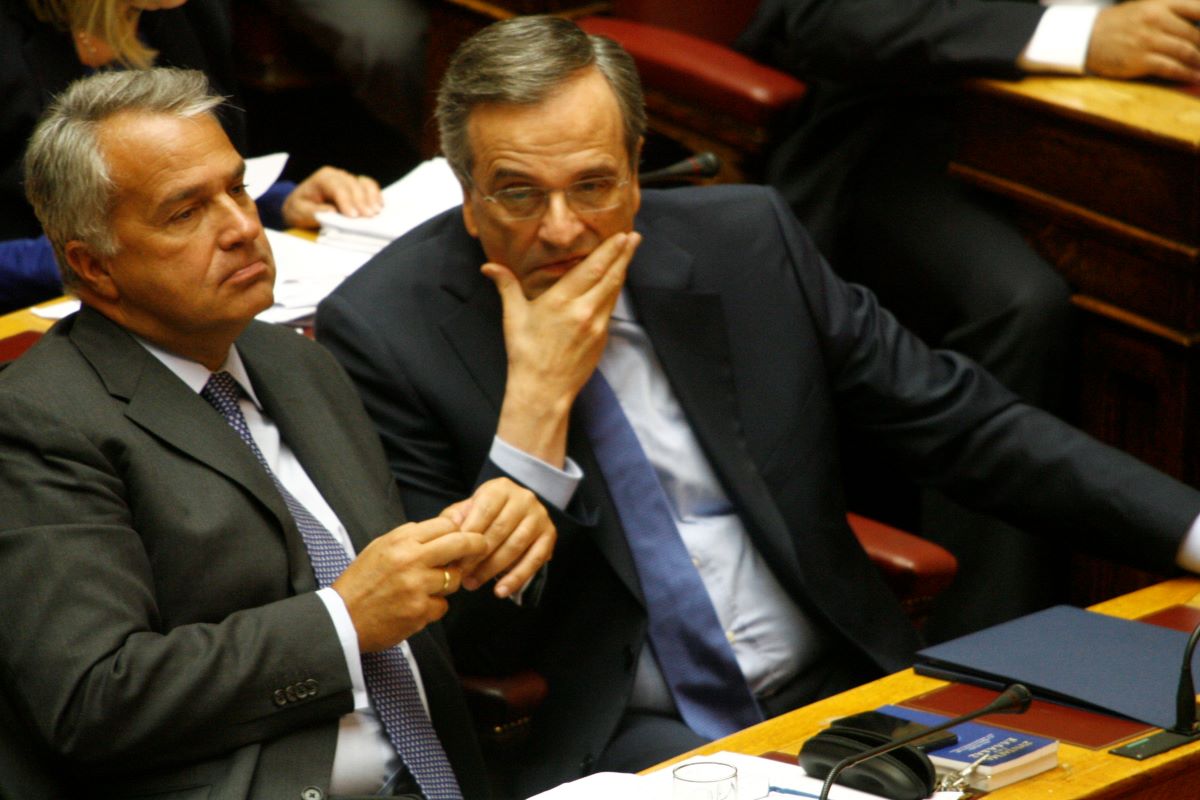Μάκης Βορίδης και Αντώνης Σαμαράς