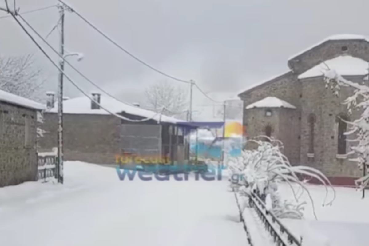 Στα λευκά «ντύθηκαν» Κοζάνη, Γρεβενά, Καστοριά και Φλώρινα - Μεγάλα προβλήματα στο οδικό δίκτυο της βόρειας Ελλάδας