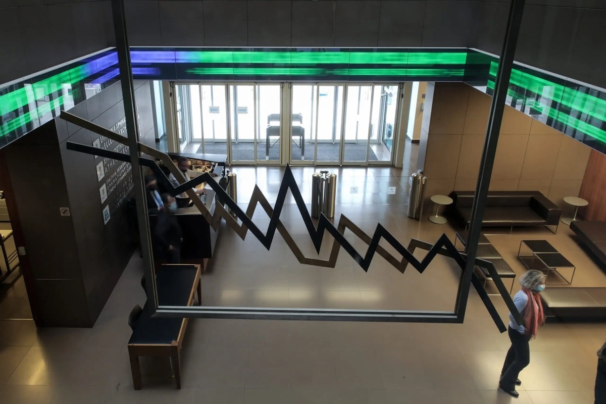 Στιγμιότυπο από το Χρηματιστήριο Αθηνών