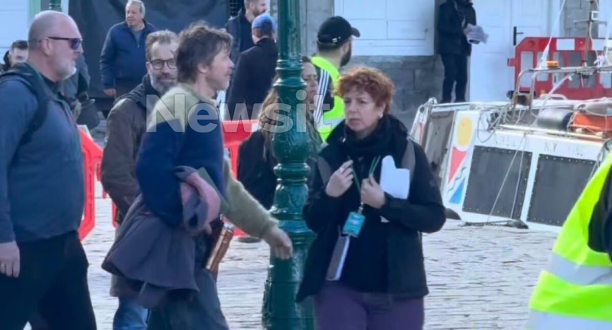 Ο Μπραντ Πιτ στην Ύδρα