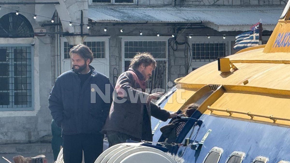 Ο Μπραντ Πιτ στην Ύδρα