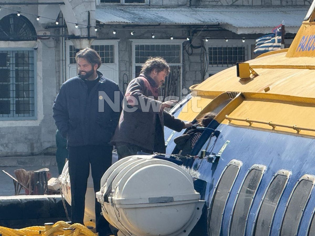 Ο Μπραντ Πιτ στην Ύδρα