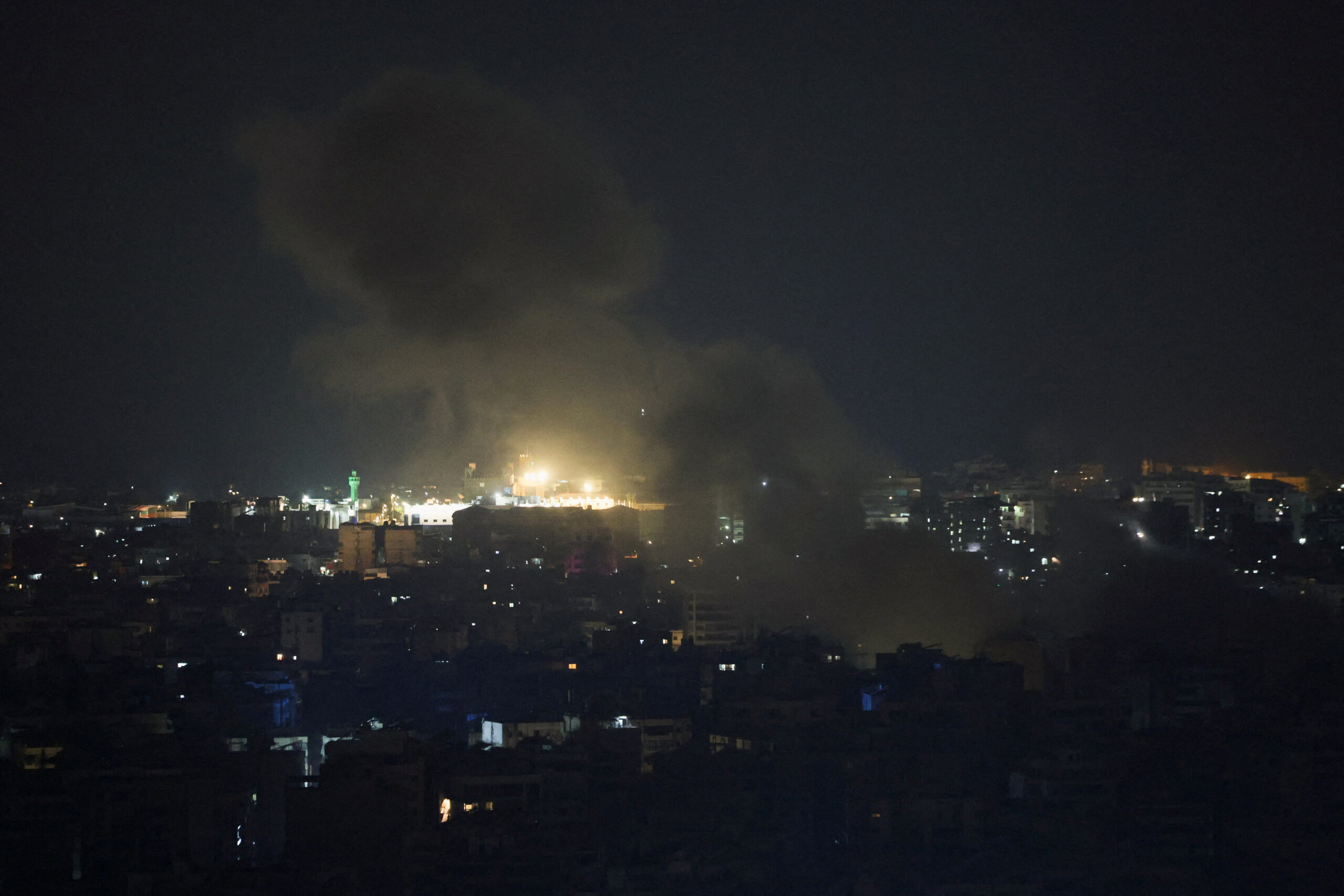 Israeli strikes on Beirut’s southern suburbs Smoke rises after Israeli strikes on Beirut's southern suburbs, following an escalation between Hezbollah and Israel, amid the U.S.-Israeli conflict with Iran, in Lebanon, March 13, 2026. REUTERS/Khalil Ashawi