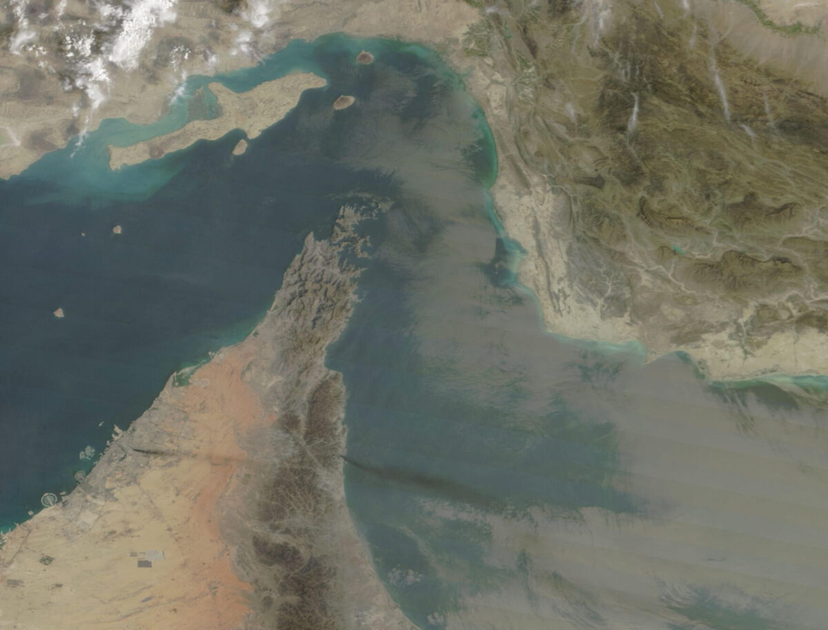 Satellite image shows smoke rising from UAE’s Fujairah port Satellite image shows smoke rising from UAE's Fujairah port, amid the U.S.-Israeli conflict with Iran, in Fujairah, United Arab Emirates, March 16, 2026. Nasa Worldview/Handout via REUTERS THIS IMAGE HAS BEEN SUPPLIED BY A THIRD PARTY. MANDATORY CREDIT.