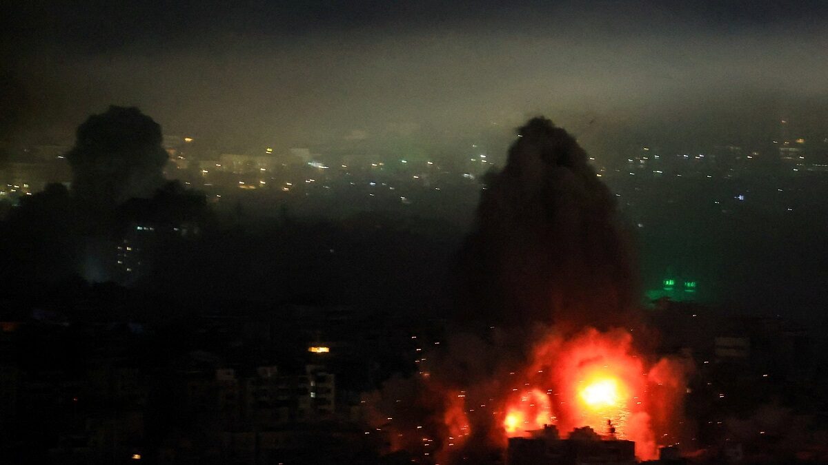 Μετά από χτύπημα του Ισραήλ στη Βηρυτό REUTERS