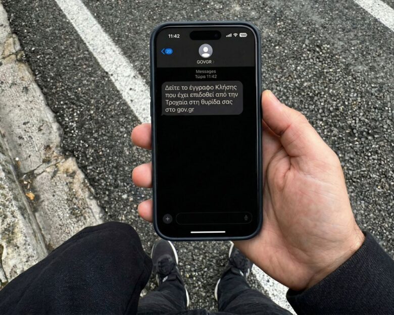 Πρόστιμο από παραβίαση του ΚΟΚ