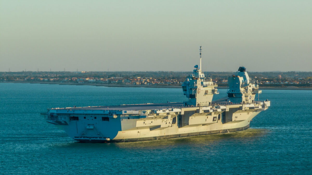 Tο αεροπλανοφόρο HMS Prince of Wales