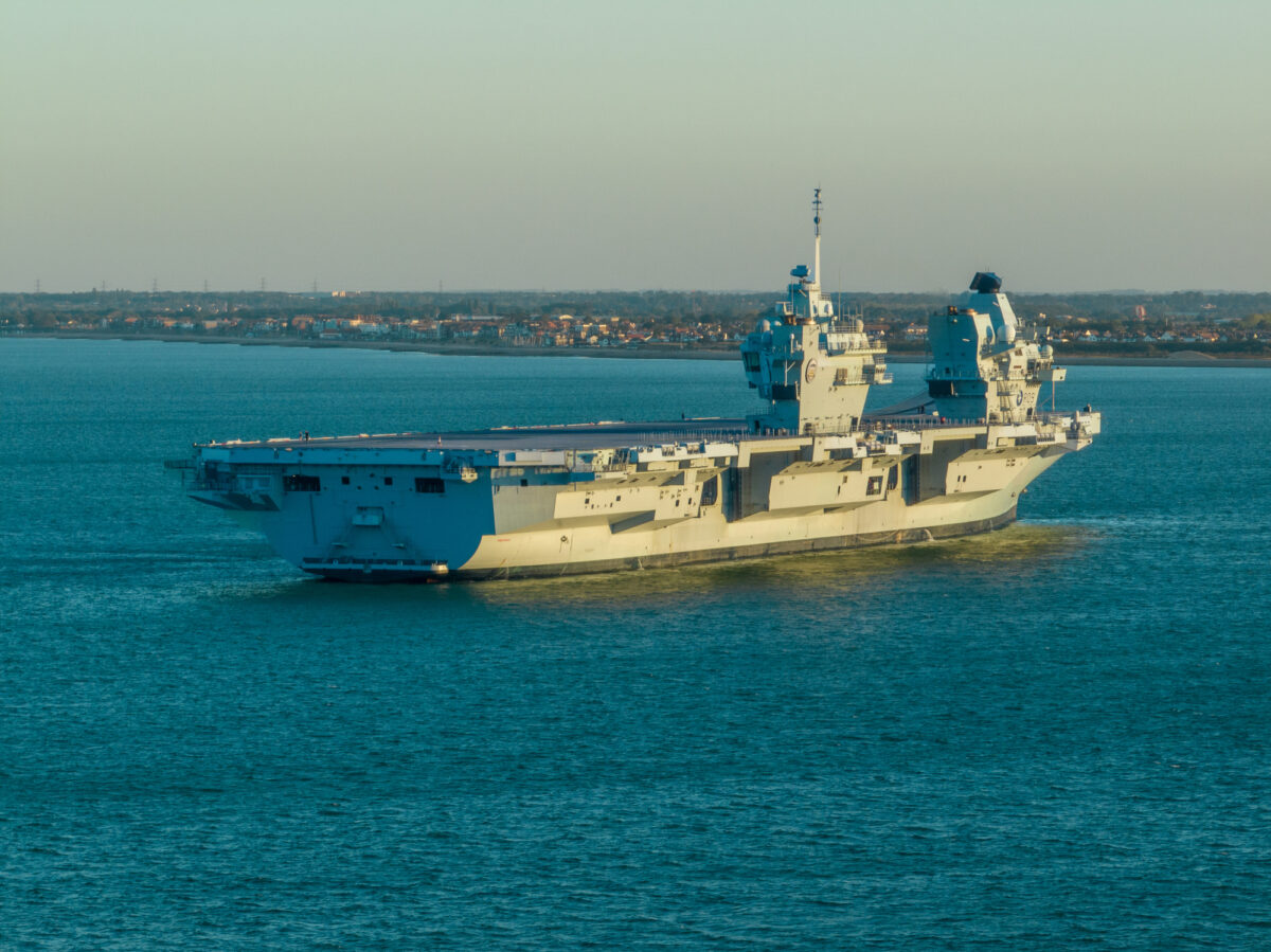 Tο αεροπλανοφόρο HMS Prince of Wales
