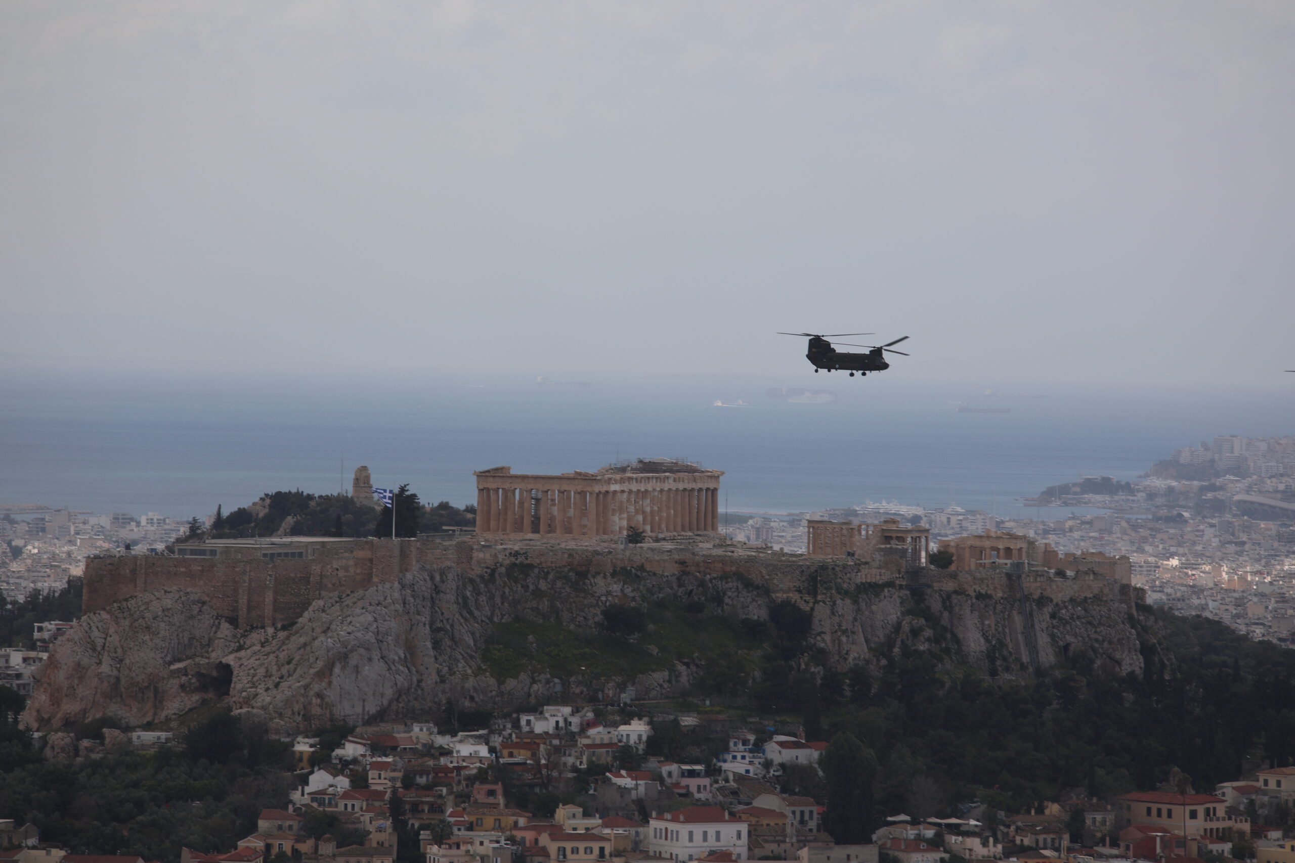 Πτήσεις αεροσκαφών πάνω από την Αθήνα για την παρέλαση της εθνικής επετείου της 25ης Μαρτίου 1821, Τετάρτη 25 Μαρτίου 2026. (ΔΑΝΑΗ ΔΑΥΛΟΠΟΥΛΟΥ/EUROKINISSI)