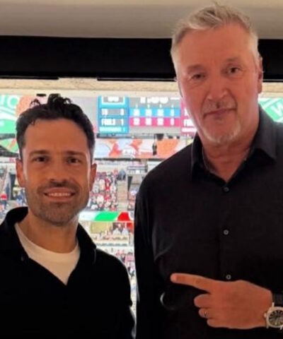 Ο Κωνσταντίνος Αργυρός με τον Τόνι Κούκοτς