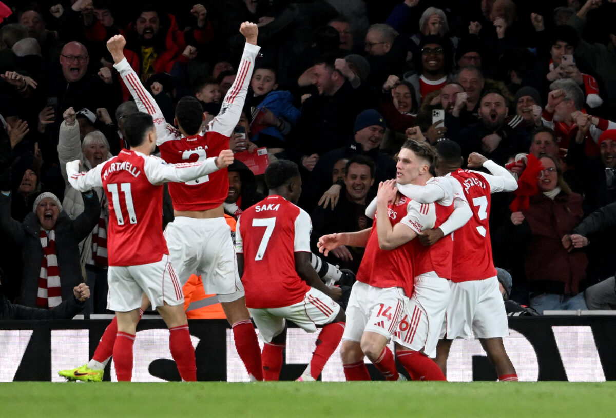 Οι παίκτες της Άρσεναλ