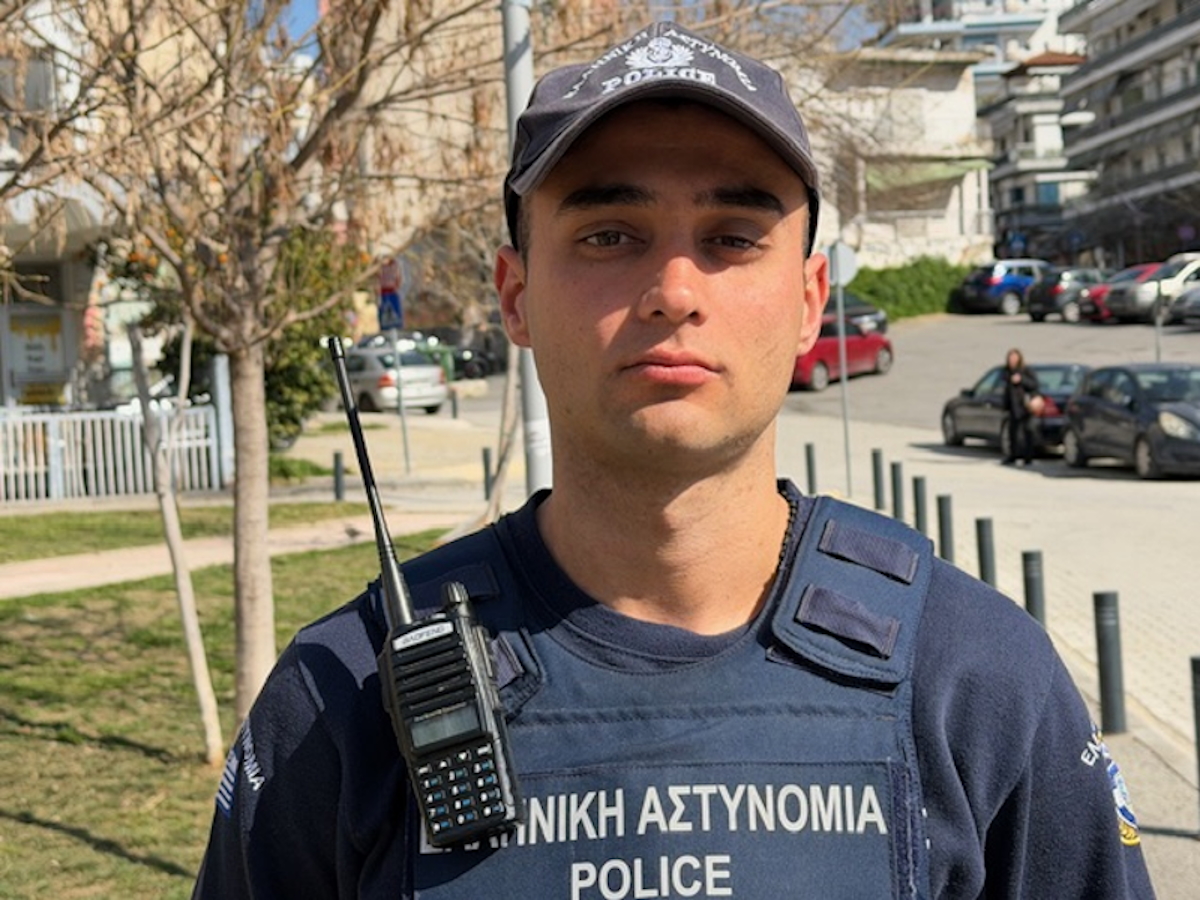Ο αστυνομικός που έσωσε την 38χρονη στην Θεσσαλονίκη