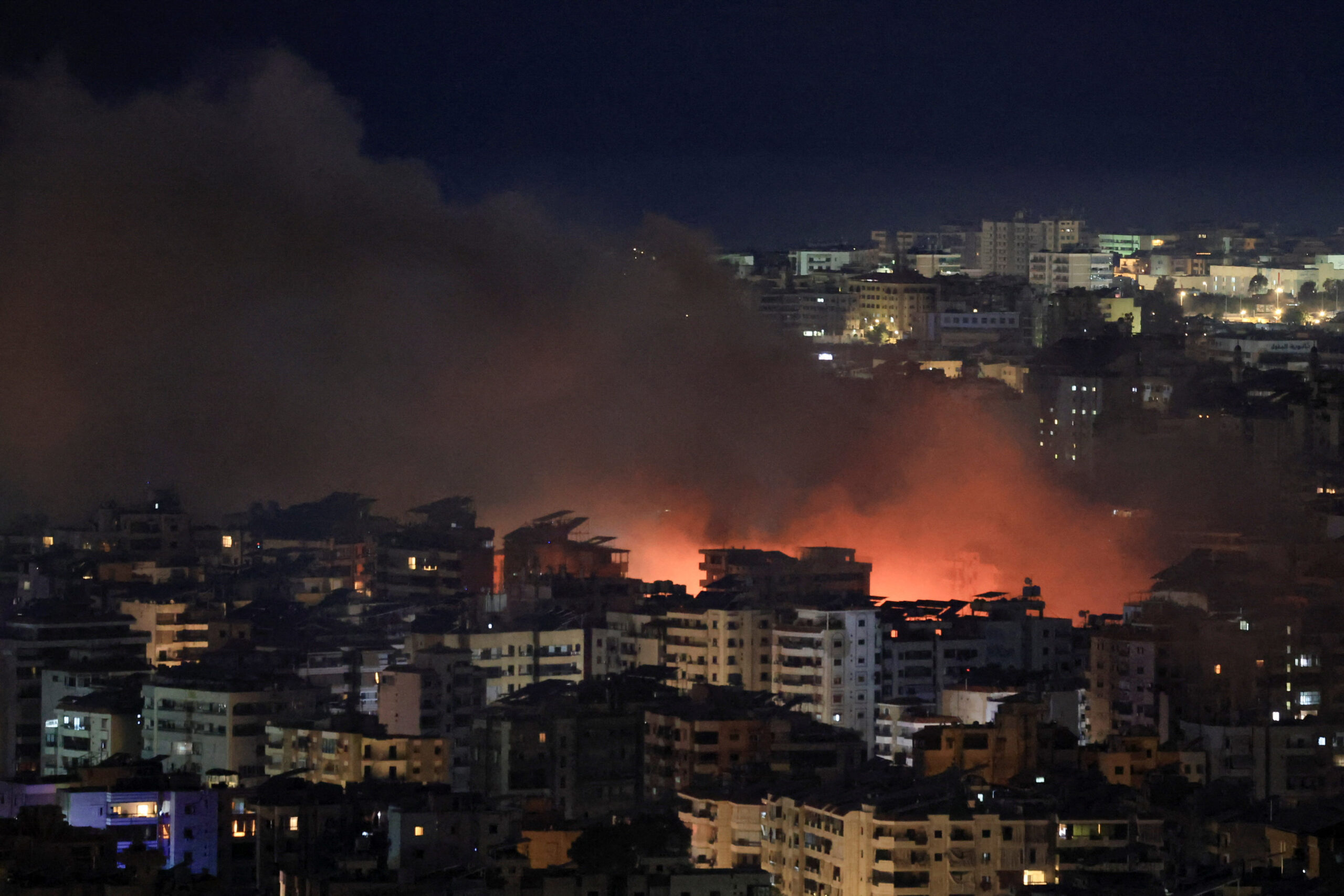 Smoke billows after reported strikes on Beirut’s southern suburbs, as seen from Baabda Smoke billows after reported strikes on Beirut's southern suburbs, following an escalation between Hezbollah and Israel amid the U.S.-Israeli conflict with Iran, as seen from Baabda, Lebanon, March 6, 2026. REUTERS/Mohamed Azakir