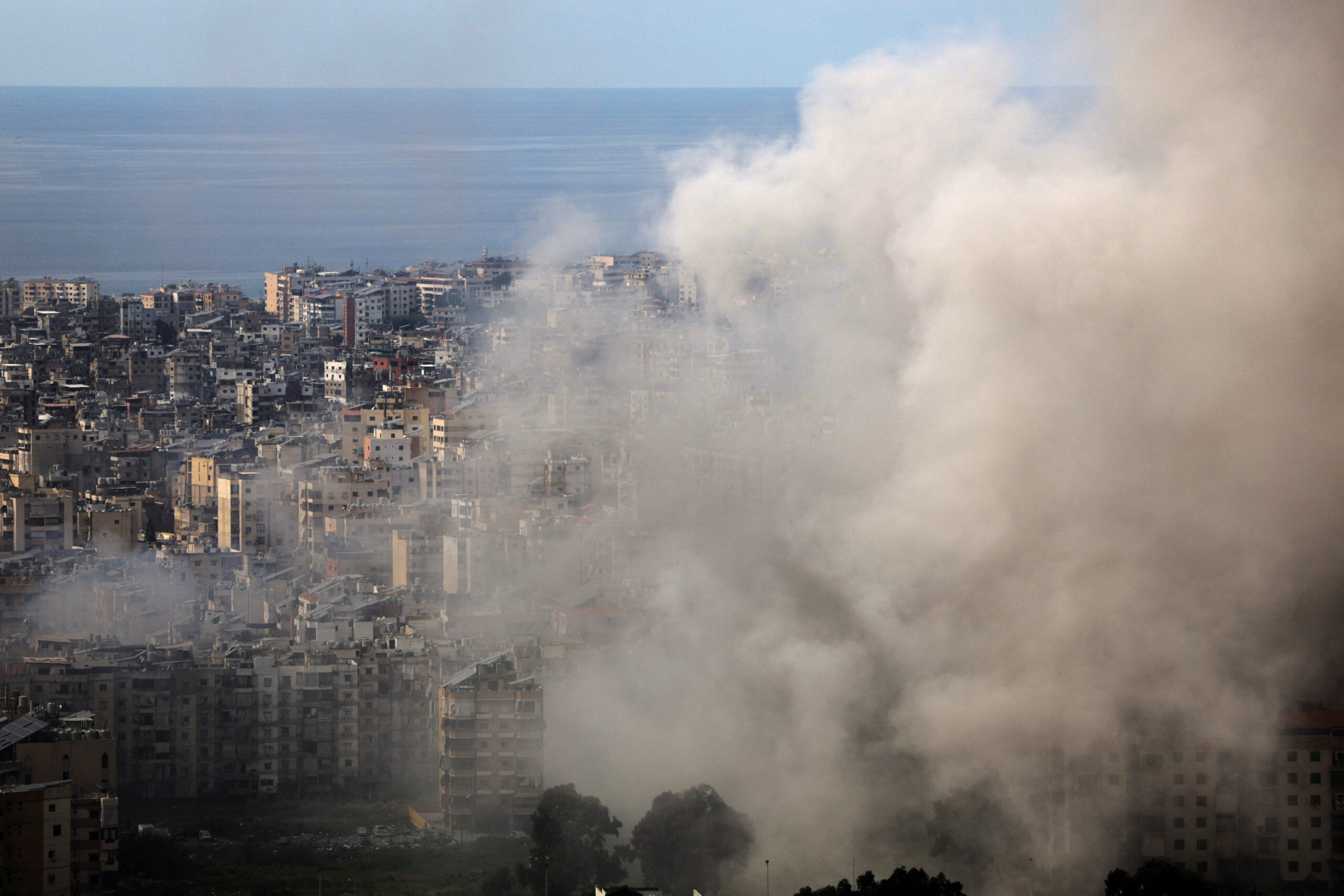Smoke rises after an Israeli strike on Beirut’s southern suburbs Smoke rises after an Israeli strike on Beirut's southern suburbs, following an escalation between Hezbollah and Israel amid the U.S.-Israeli conflict with Iran, Lebanon, March 6, 2026. REUTERS/Khalil Ashawi