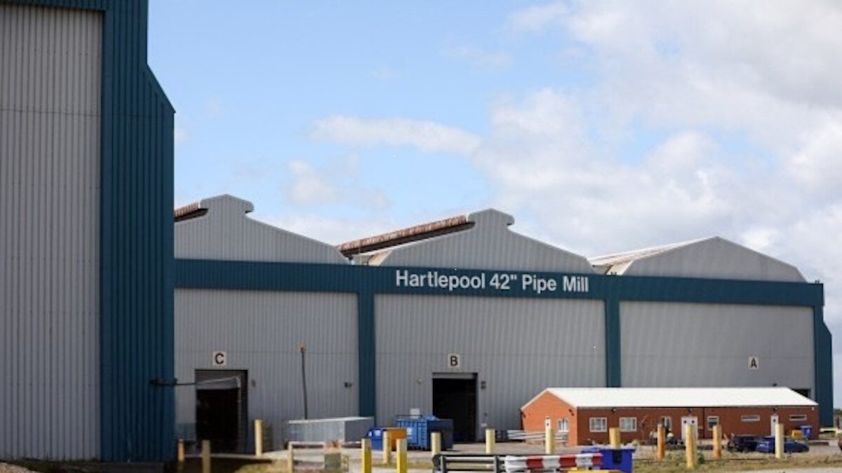 Mονάδα παραγωγής σωλήνων SAW στο Hartlepool
