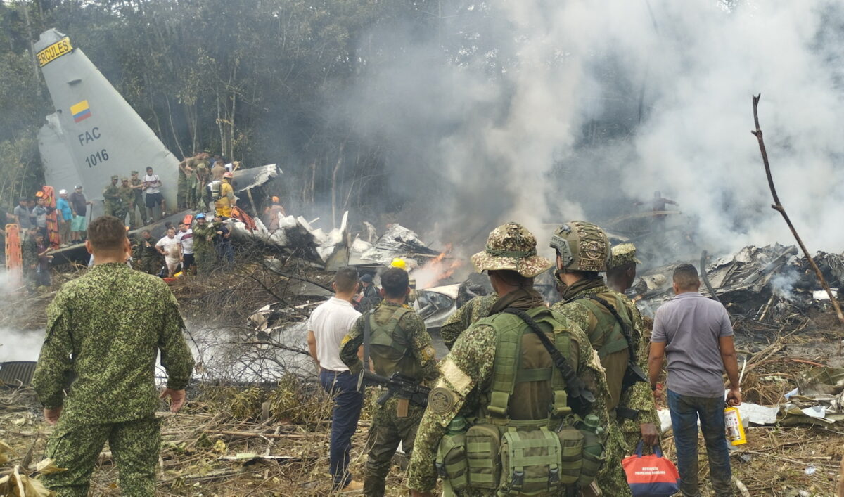 Συντριβή στρατιωτικού αεροσκάφους στην Κολομβία