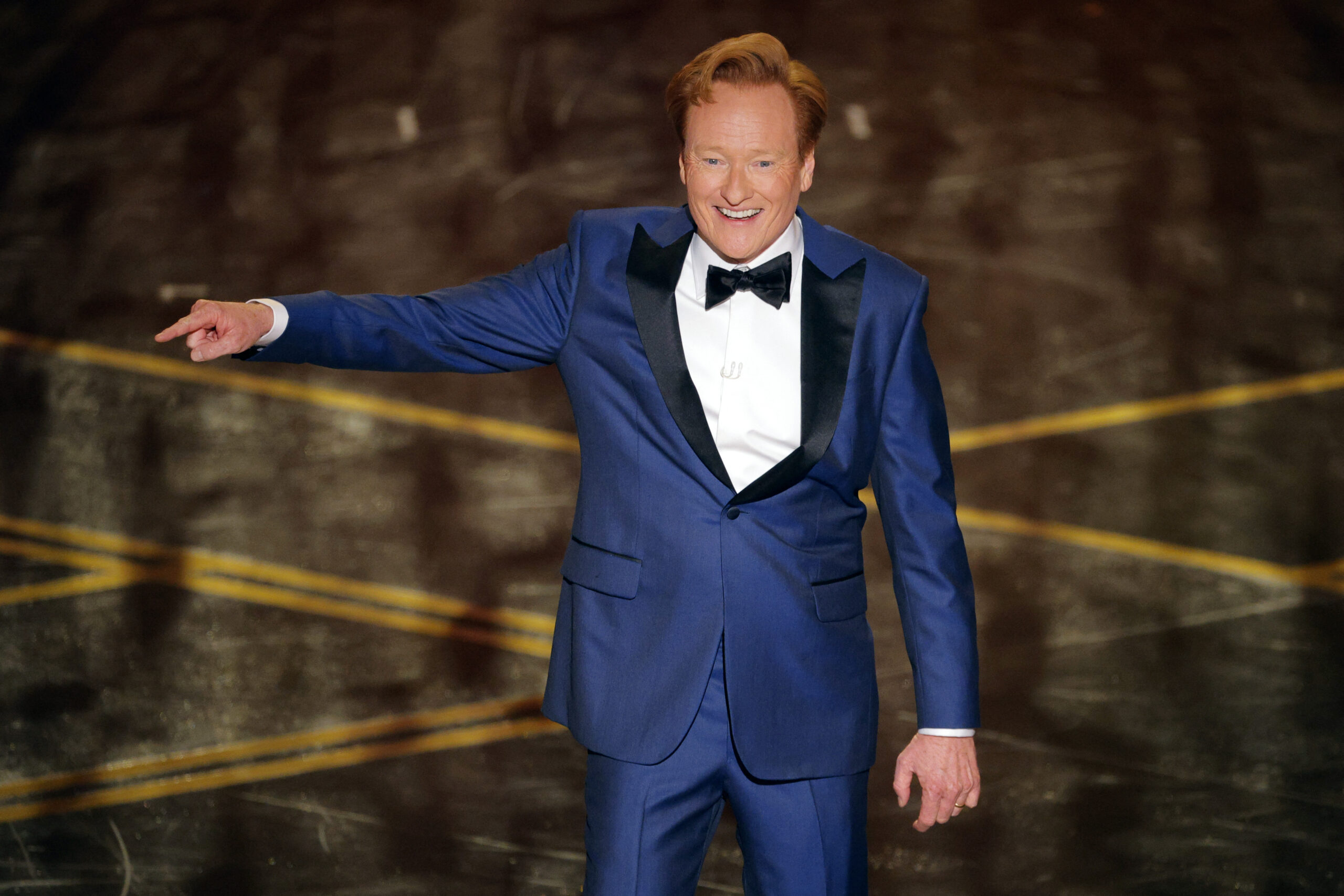 98th Academy Awards – Oscars Show – Hollywood Host Conan O'Brien speaks onstage during the Oscars show at the 98th Academy Awards in Hollywood, Los Angeles, California, U.S., March 15, 2026. REUTERS/Mike Blake