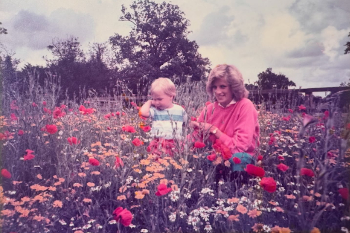 Ο πρίγκιπας Γουίλιαμ με την πριγκίπισσα Νταϊάνα