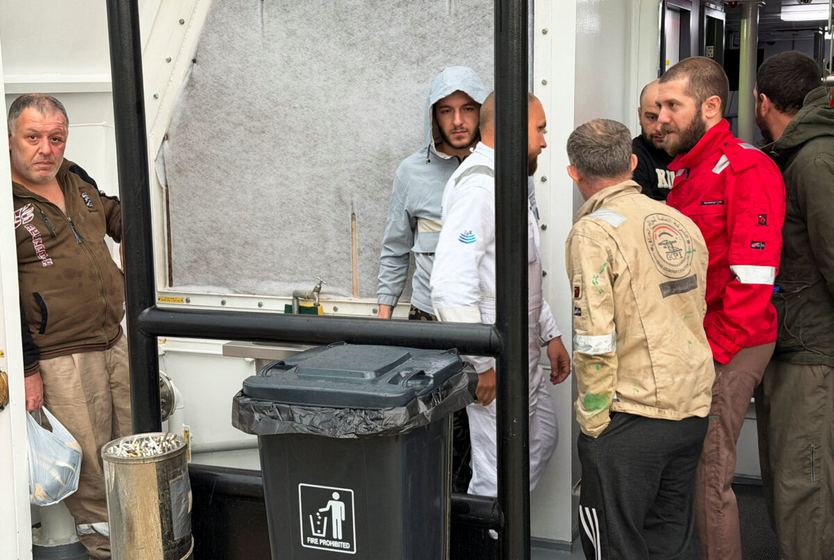 Οι διασωθέντες ναυτικοί