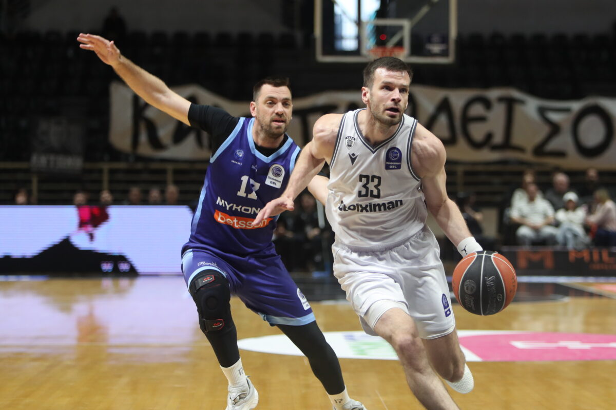 ΠΑΟΚ – Μύκονος Betsson 100-87: Νίκη με κατοστάρα για τους Θεσσαλονικείς στη GBL