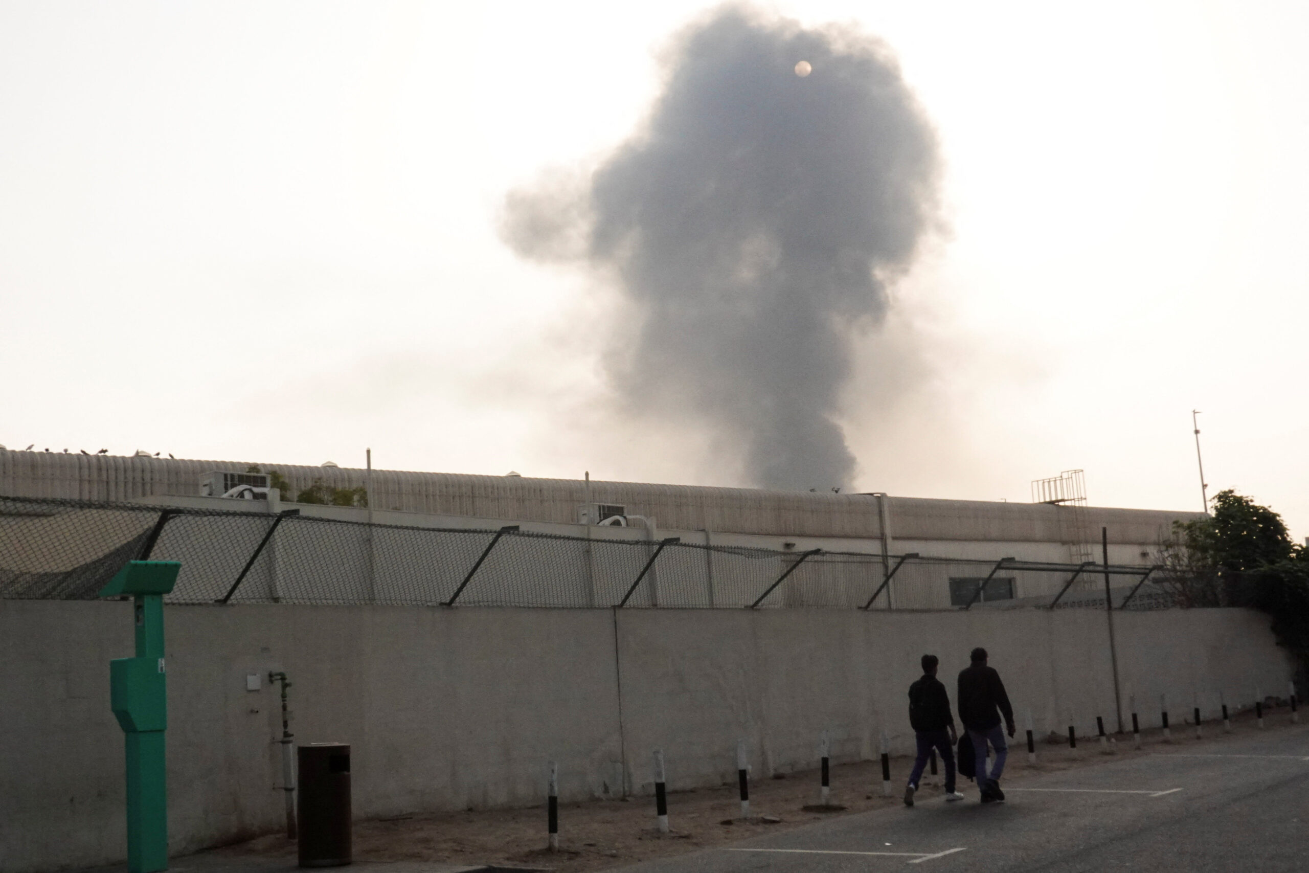 Smoke rises from the Dubai International Airport Smoke rises from the Dubai International Airport after a drone attack hit a fuel tank, according to Dubai authorities, amid the U.S.-Israel conflict with Iran, in Dubai, United Arab Emirates, March 16, 2026, REUTERS/Stringer
