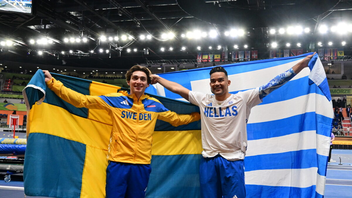 Ο Καραλής με τον Ντουπλάντις