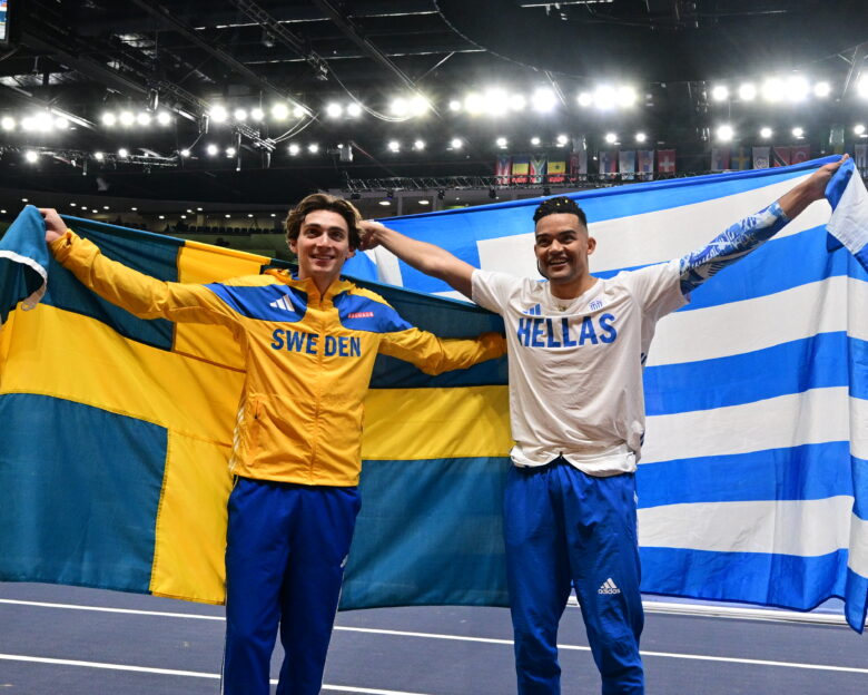 Ο Καραλής με τον Ντουπλάντις