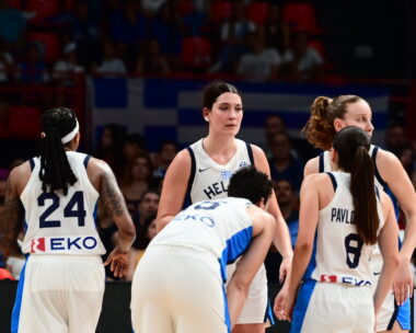 Οι παίκτριες της Εθνικής μπάσκετ