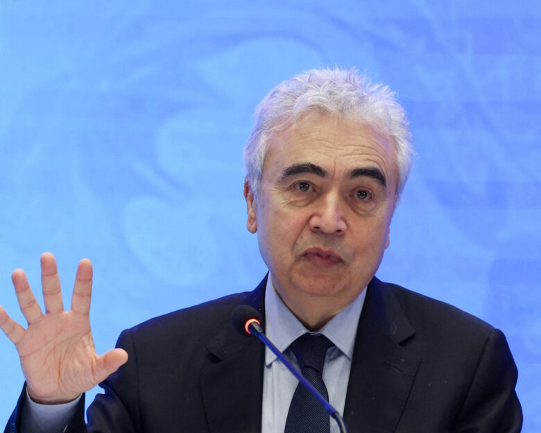 FILE PHOTO: International Energy Agency (IEA) Executive Director Fatih Birol speaks during a press conference in Istanbul, Turkey, March 12, 2026. REUTERS/Dilara Senkaya/File Photo