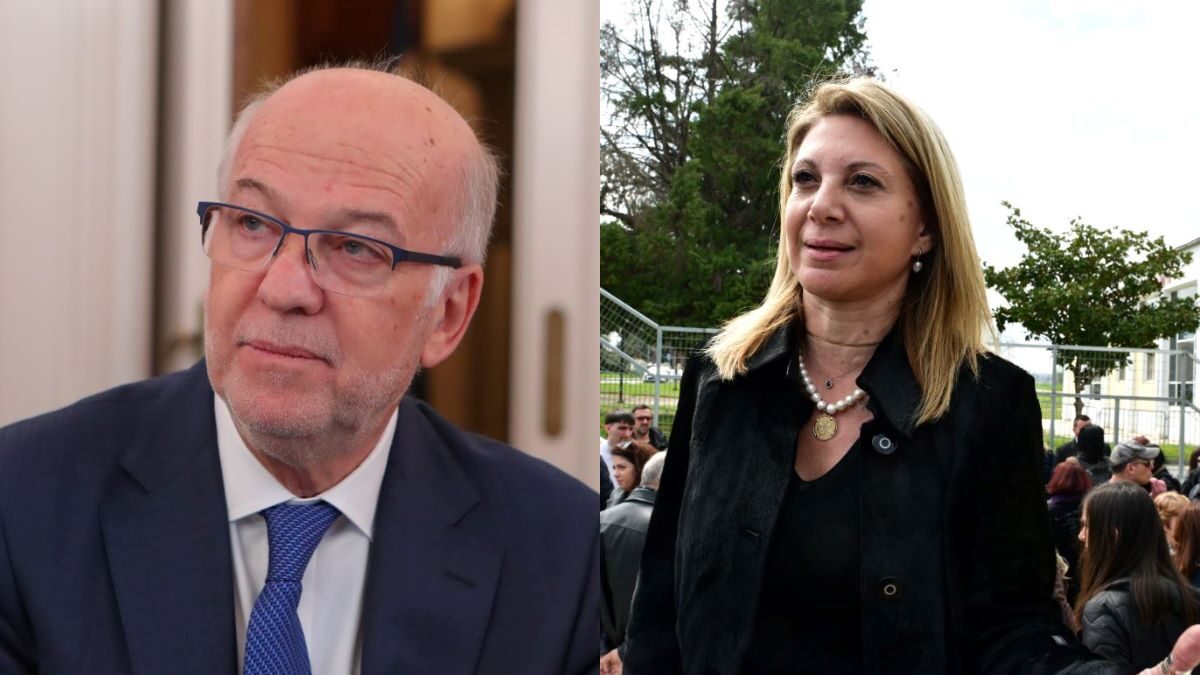 Ο Γιώργος Φλωρίδης και η Μαρία Καρυστιανού